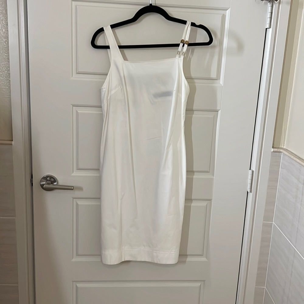 Proenza Schouler white linen dress